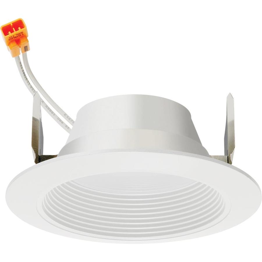 Juno 4in 50Watt Equivalent Matte White Round Dimmable Recessed
