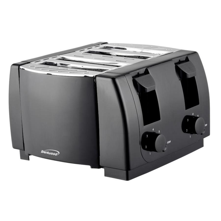 brentwood Brentwood Cool Touch 4 Slice Toaster in Black