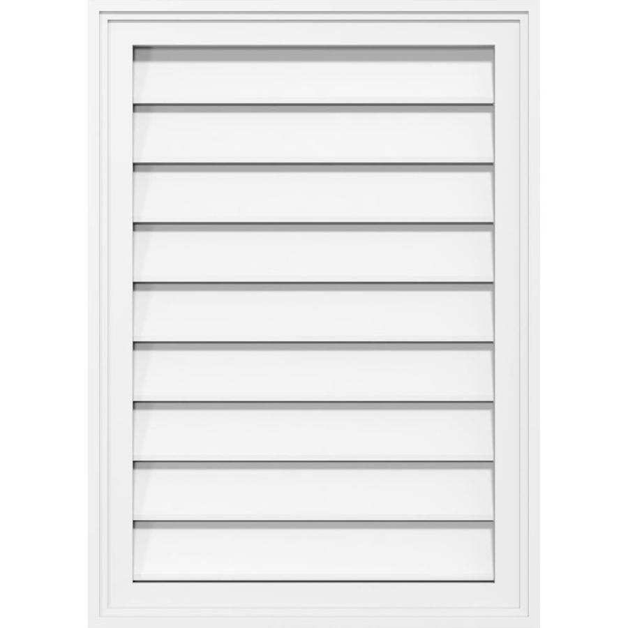 Ekena Millwork 26 In W X 24 In H Vertical Surface Mount Pvc Gable