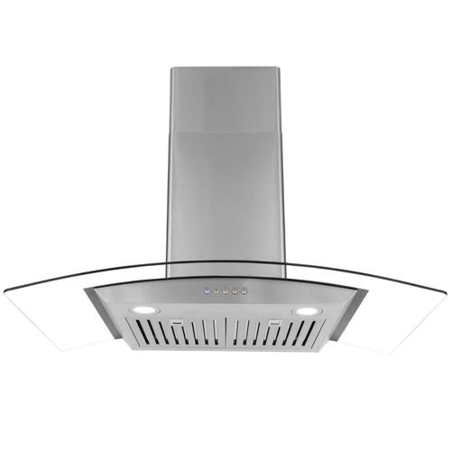 Cosmo 36in Ductless Stainless Steel WallMounted Range Hood with