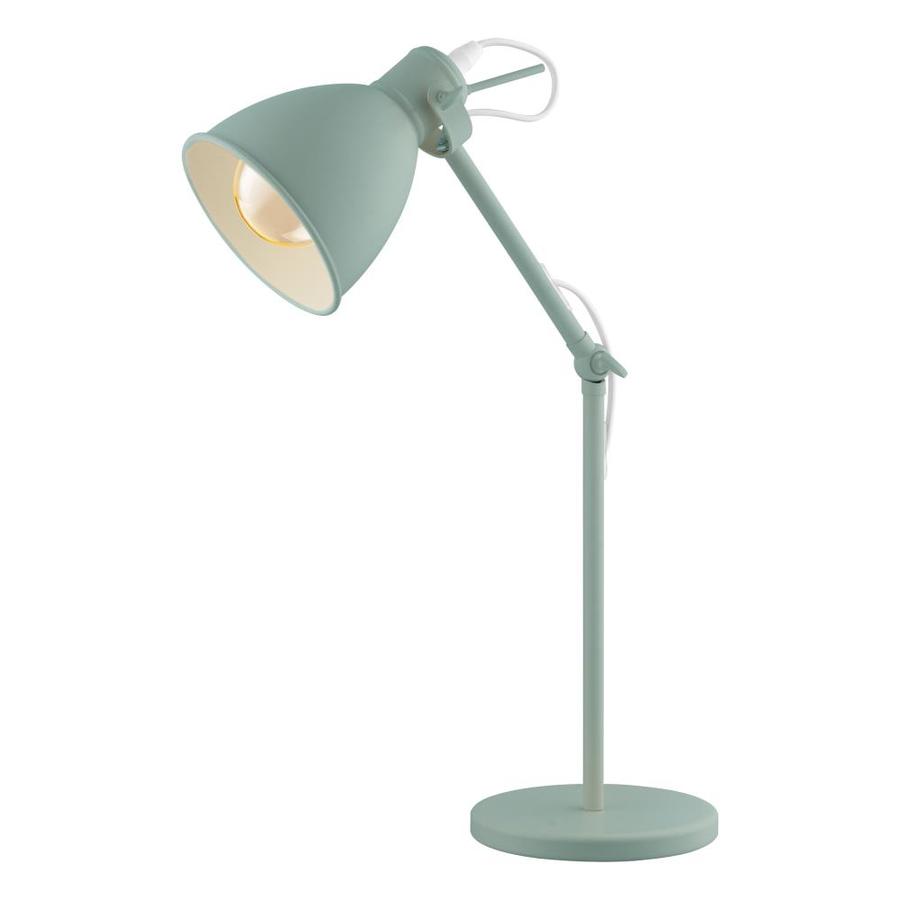 Eglo Priddy 1x40w Desk Lamp With Pastel Light Green Finish At