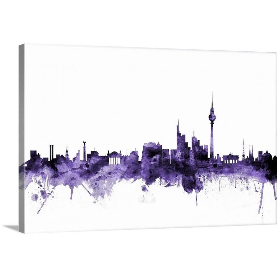 Berlin Germany Skyline By Micha Wall Art At Lowes Com