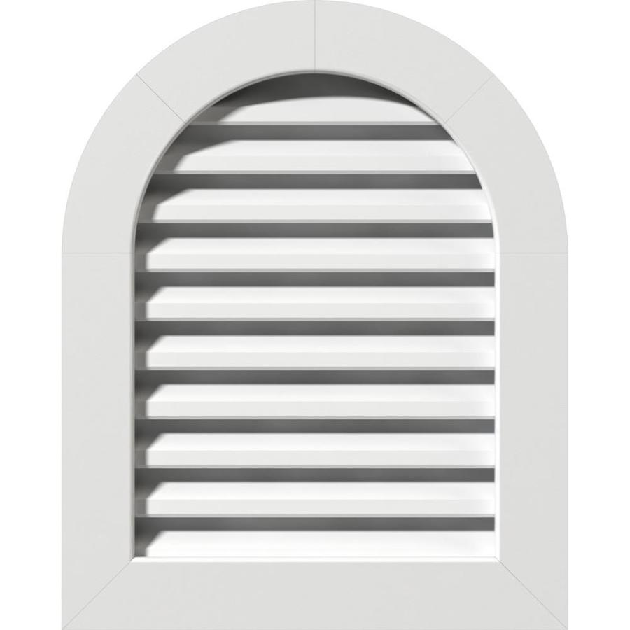 PVC Round top Gable Vents at