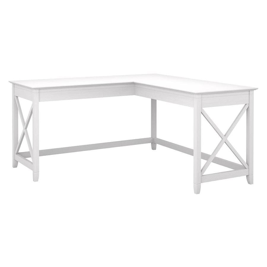 Bush Furniture Bush Furniture Key West 60w L Shaped Desk In Pure