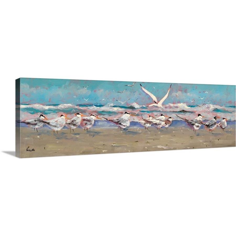 GreatBigCanvas GreatBigCanvas Frameless 12-in H x 36-in W Abstract