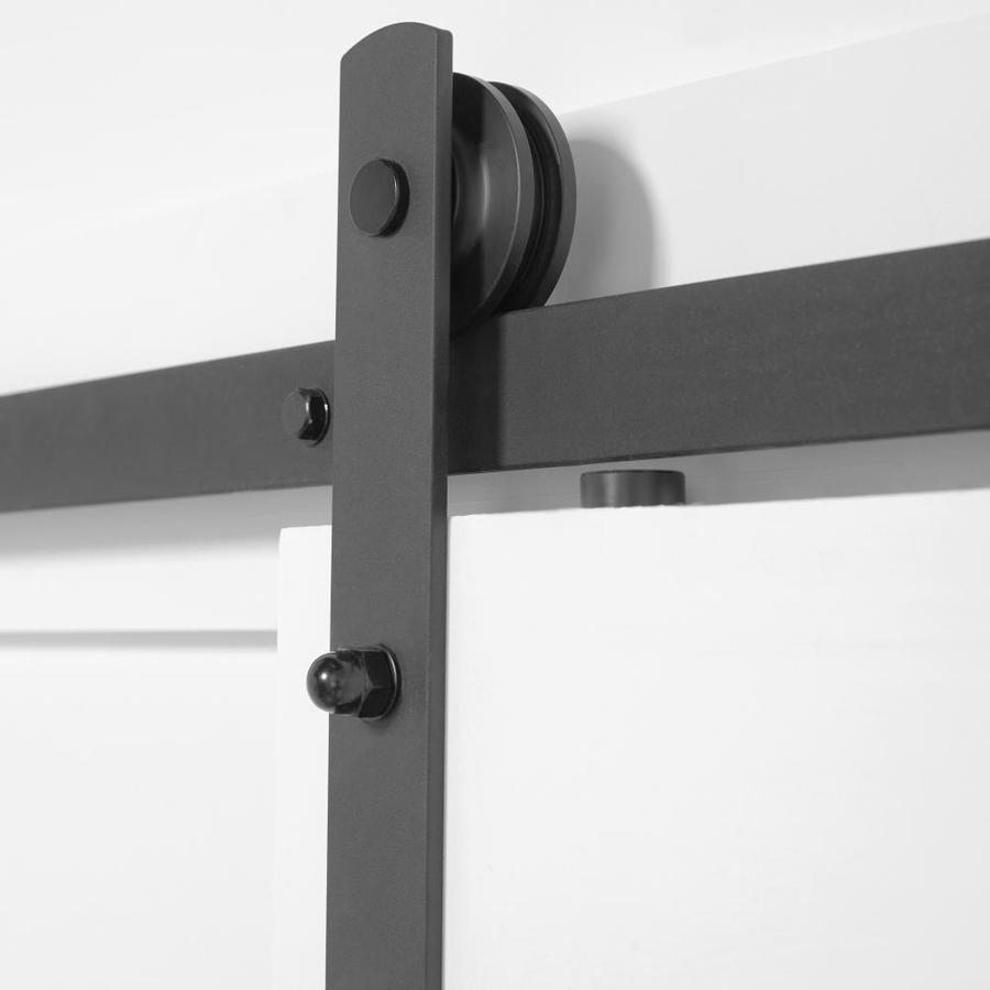 Reliabilt Cadium Straight Strap Barn Door Hardware Kit 96 In At