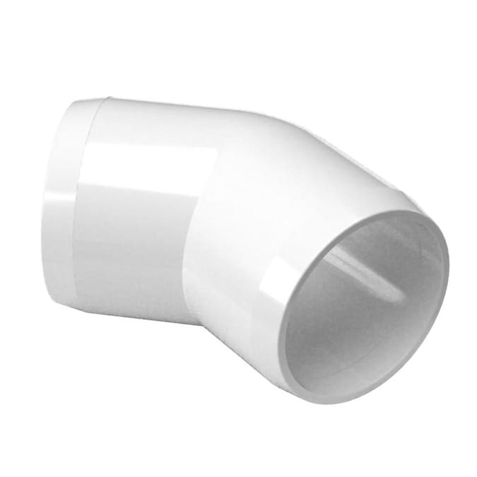 PVC Pipeworks 1/2in dia 45Degree Elbow PVC Fitting (10Pack) in the PVC Fittings department at