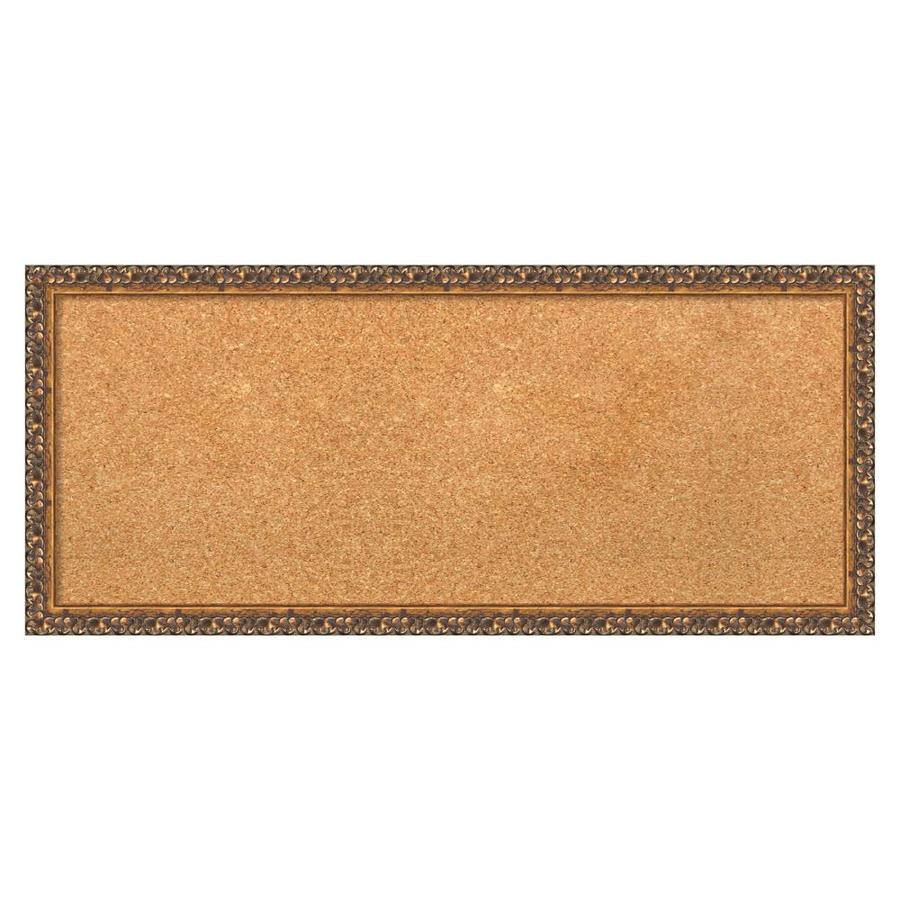 Amanti Art Framed Cork Board Panel, Antique Bronze at Lowes.com