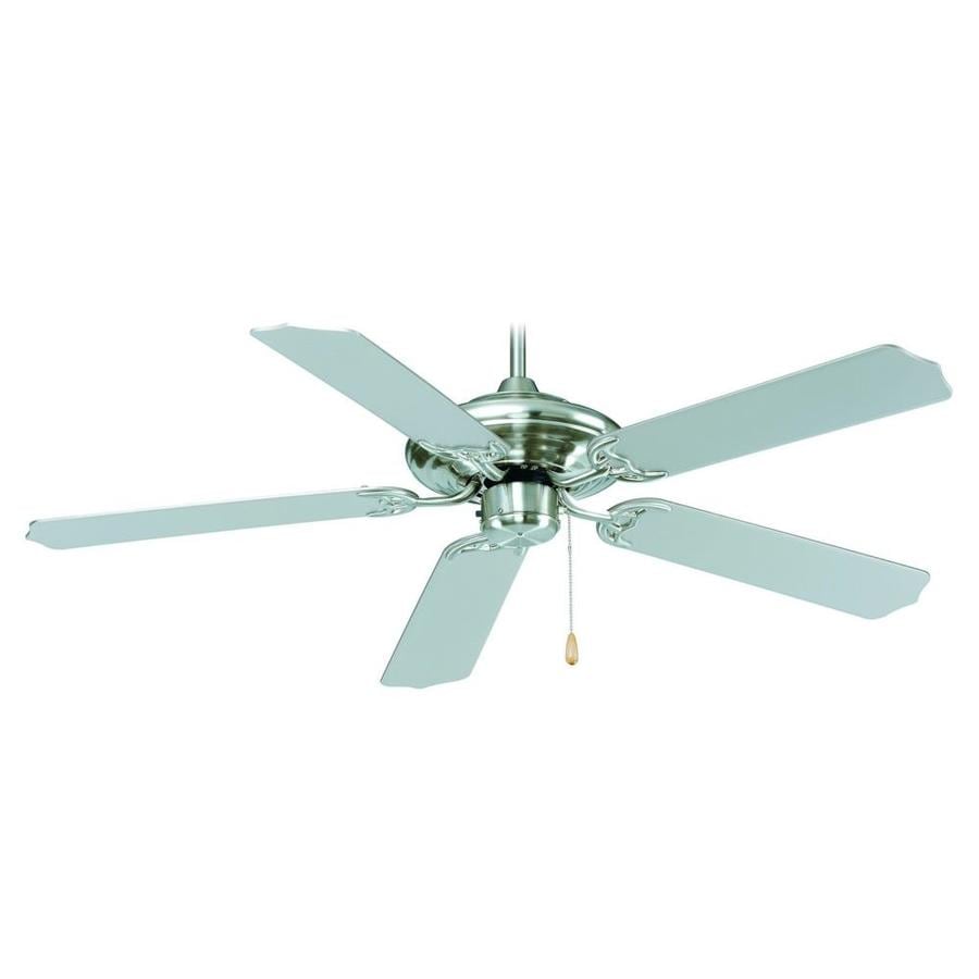 Rp Lighting Fans Caribbean 52 In Brushed Nickel Indoor Ceiling