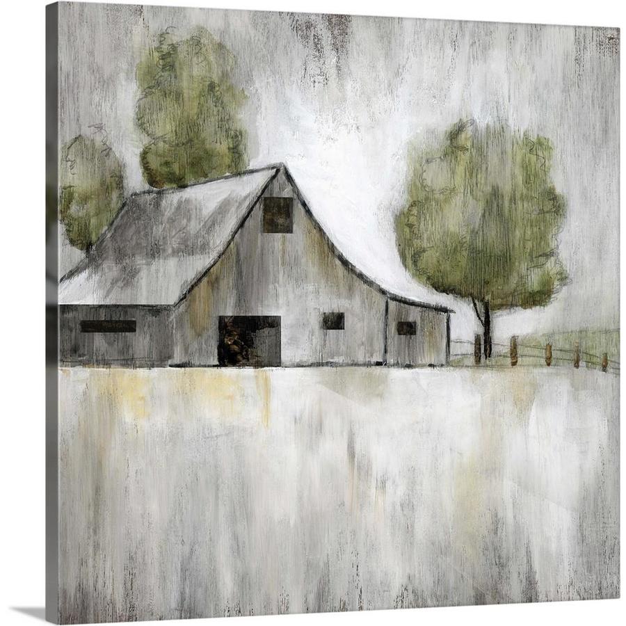 Greatbigcanvas Weathered Barn By Nan F Canvas At Lowes Com