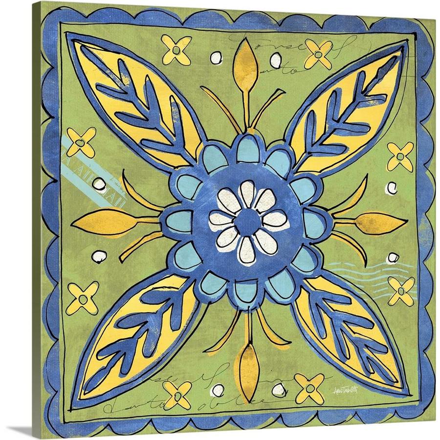 GreatBigCanvas Tuscan Sun Tile III Color by An at Lowes.com