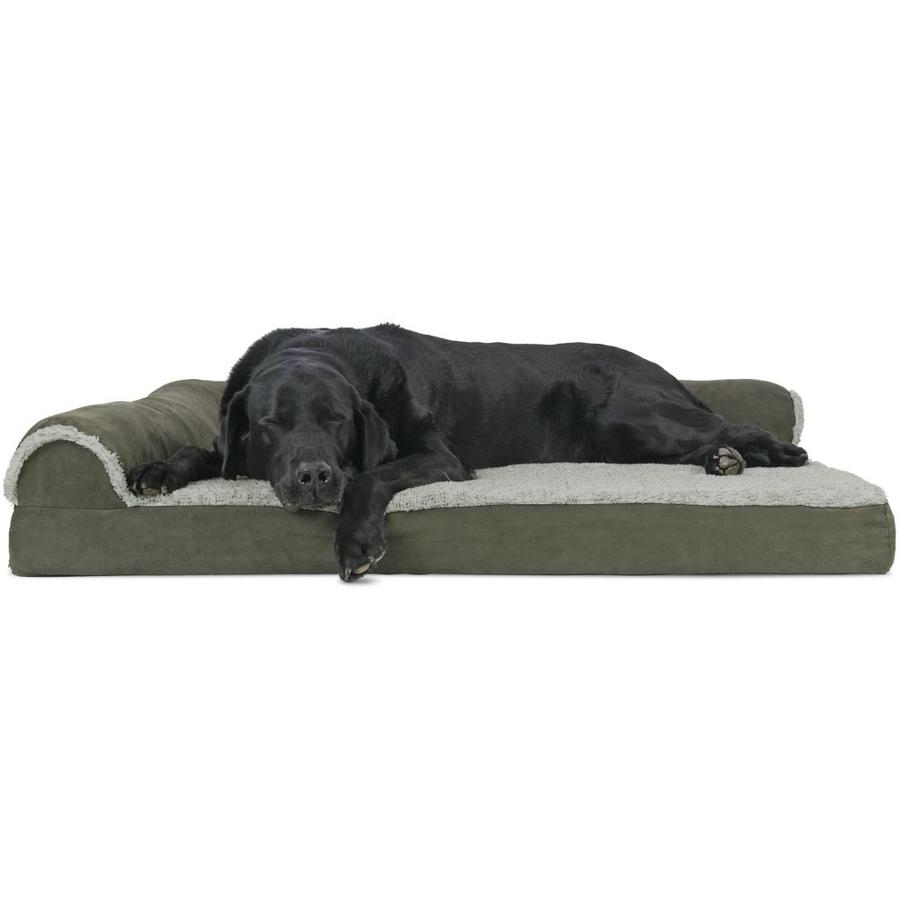 furhaven orthopedic dog couch jumbo