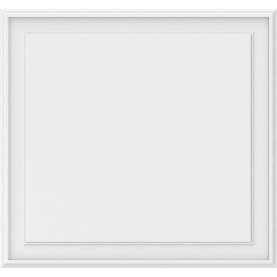 Ekena Millwork Legacy 32-in x 30-in Smooth Off-White Wall Panel in the ...