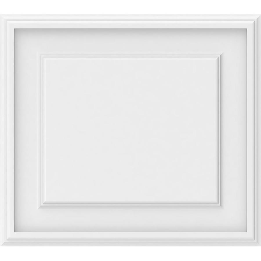 Ekena Millwork Legacy 18-in x 16-in Smooth Off-White Wall Panel in the ...