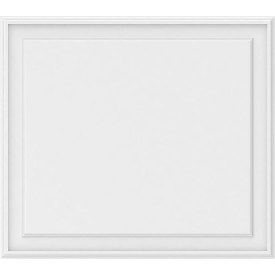 Ekena Millwork Legacy 34-in x 2.5-ft Smooth Off-White Wall Panel in the ...