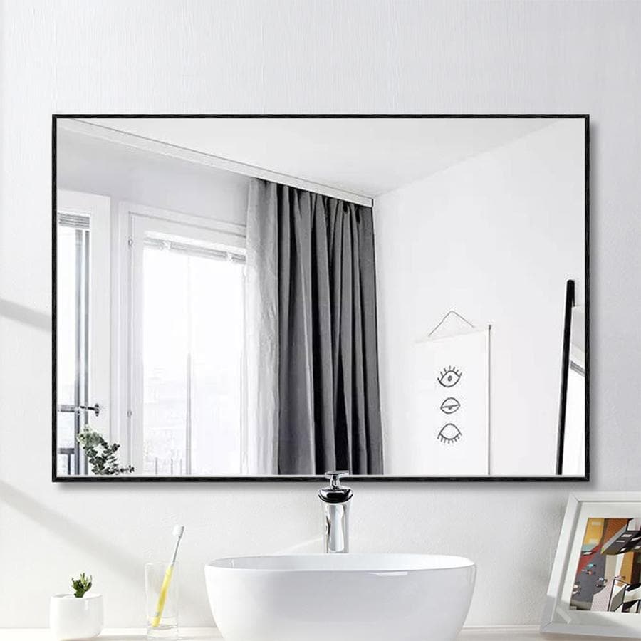 Neutype Rectangular Wall Mounted Mirror Large And Simple