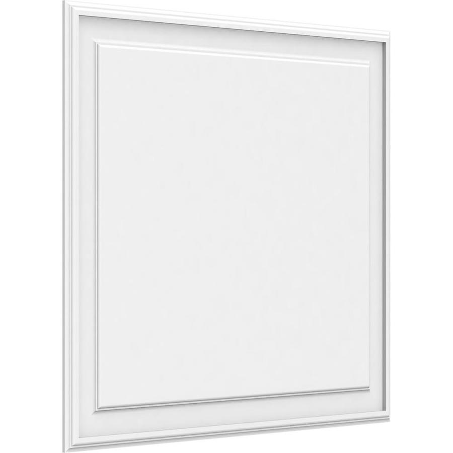 Ekena Millwork Legacy 36-in x 32-in Smooth Off-White Wall Panel in the ...