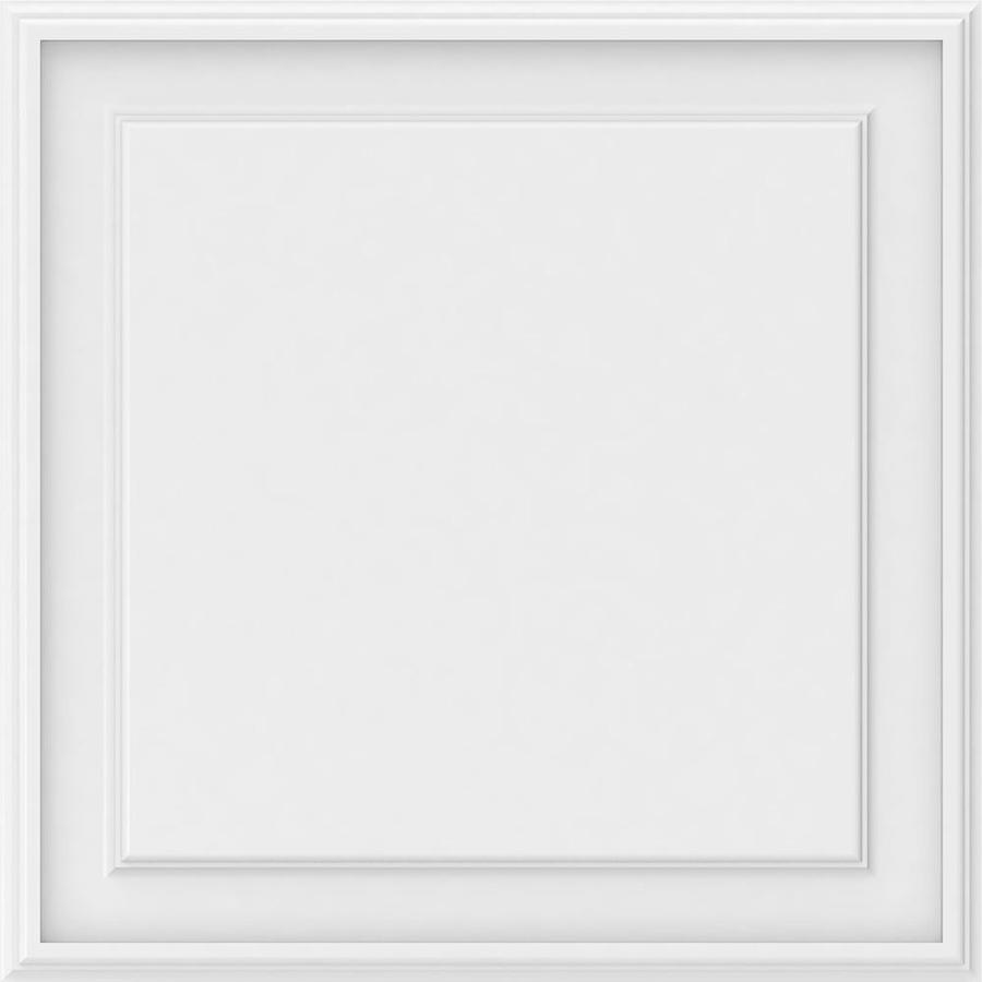 Ekena Millwork Legacy 24-in x 24-in Smooth Off-White Wall Panel in the ...