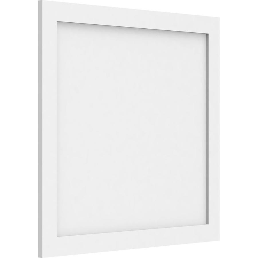 Ekena Millwork Cornell 28-in x 26-in Smooth Off-White Wall Panel in the ...
