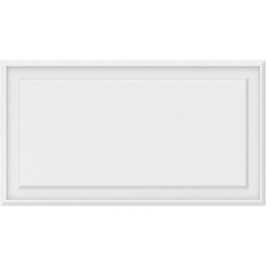 Ekena Millwork Legacy 40-in x 22-in Smooth Off-White Wall Panel in the ...