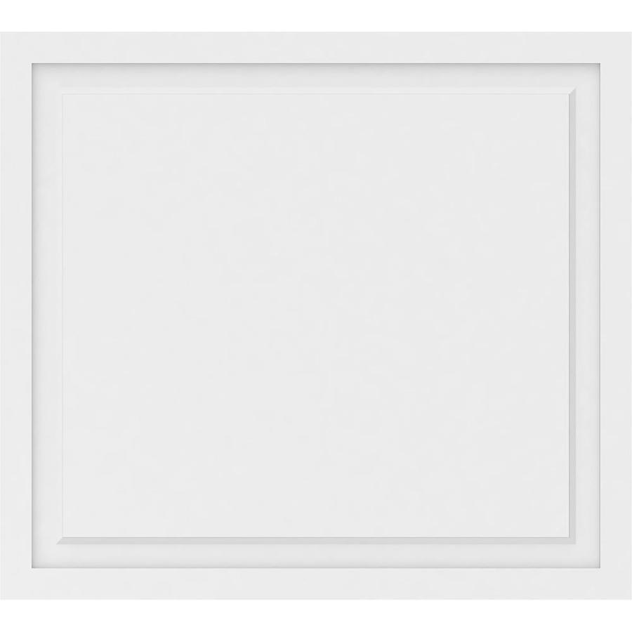 Ekena Millwork Harrison 40-in x 36-in Smooth Off-White Wall Panel in ...