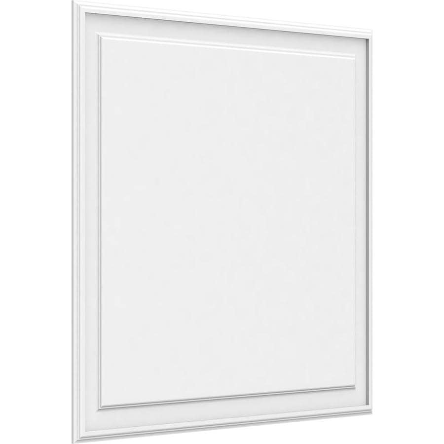 Ekena Millwork Legacy 40-in x 38-in Smooth Off-White Wall Panel in the ...