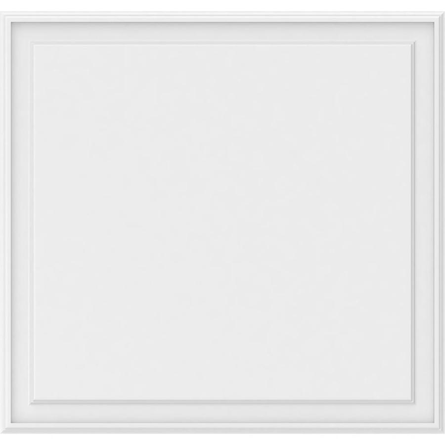 Ekena Millwork Legacy 40-in x 38-in Smooth Off-White Wall Panel in the ...