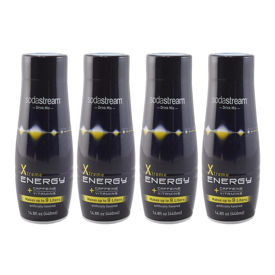 SodaStream Energy Drink Mix 4 Pack in the Water & Soda Flavors
