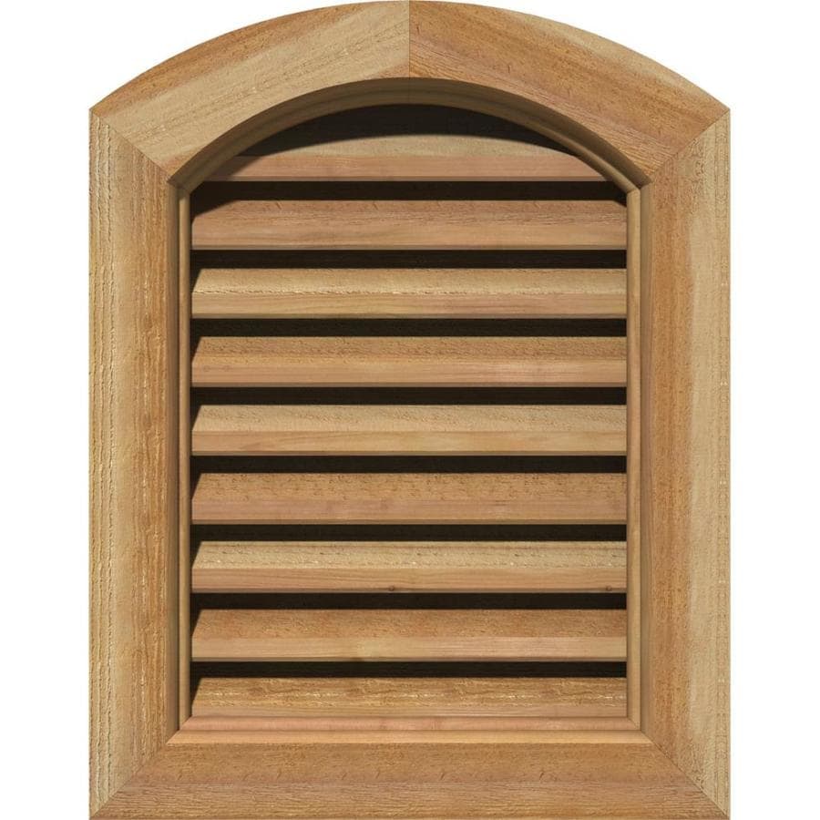 Ekena Millwork 14in W x 28in H Arch Top Gable Vent (19in W x 33in H