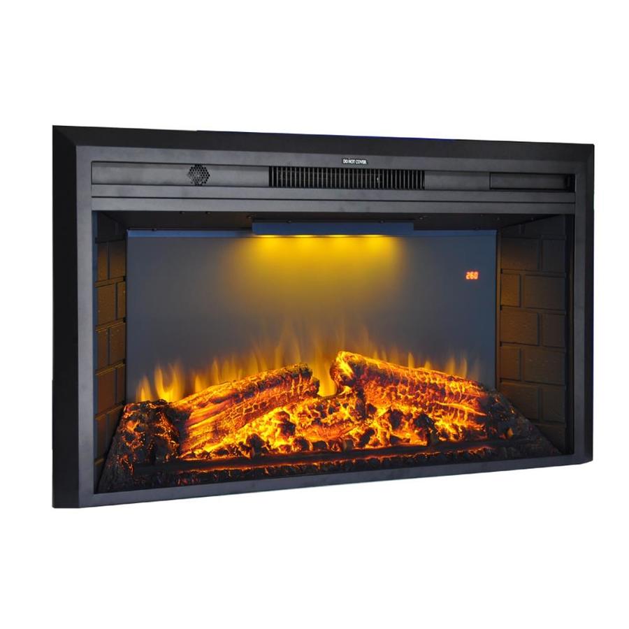 Glitzhome Electric Fireplace Insert At Lowes Com