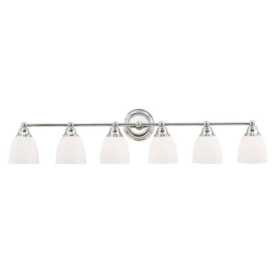 Livex Lighting Somerville 6-Light Chrome Traditional Vanity Light