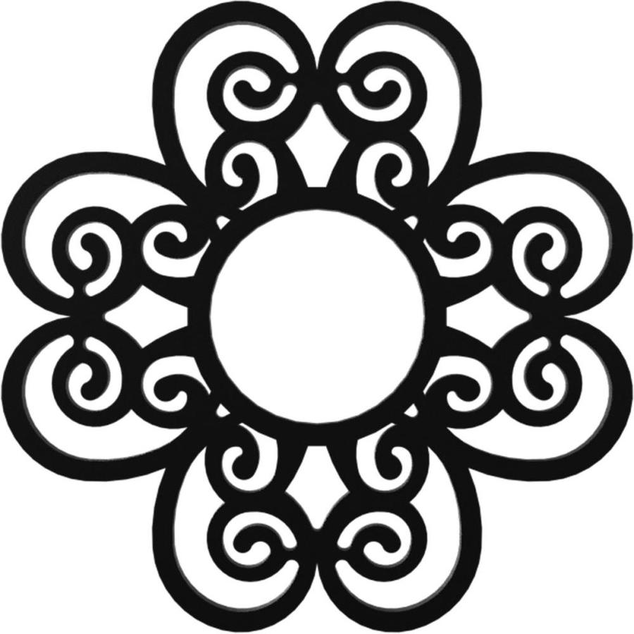 Ekena Millwork Cohen 18 In X 6 125 In Black Polyurethane Ceiling