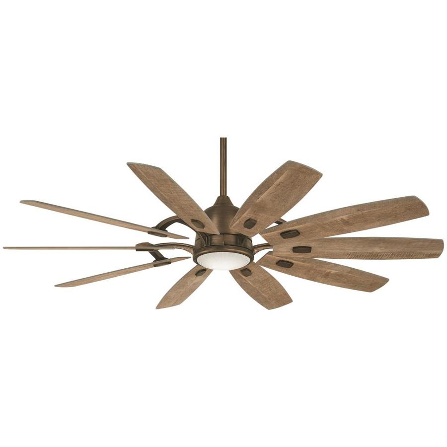 Minka Aire Barn Led 65 In Ceiling Fan Barnwood Indoor