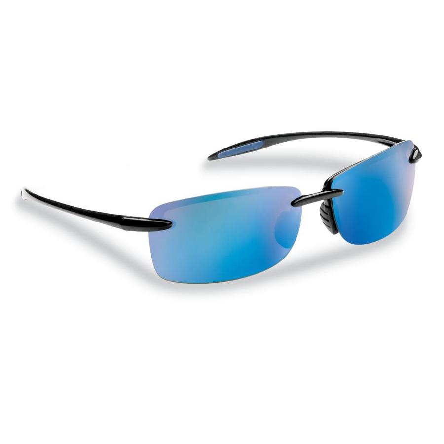 blue mirror polarized sunglasses