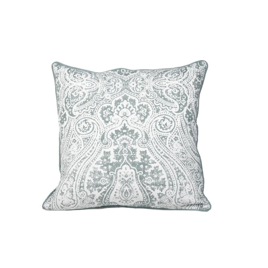 Westex Urban Loft by Westex 20in x 20in Green Polyester Square Indoor Decorative Pillow in the