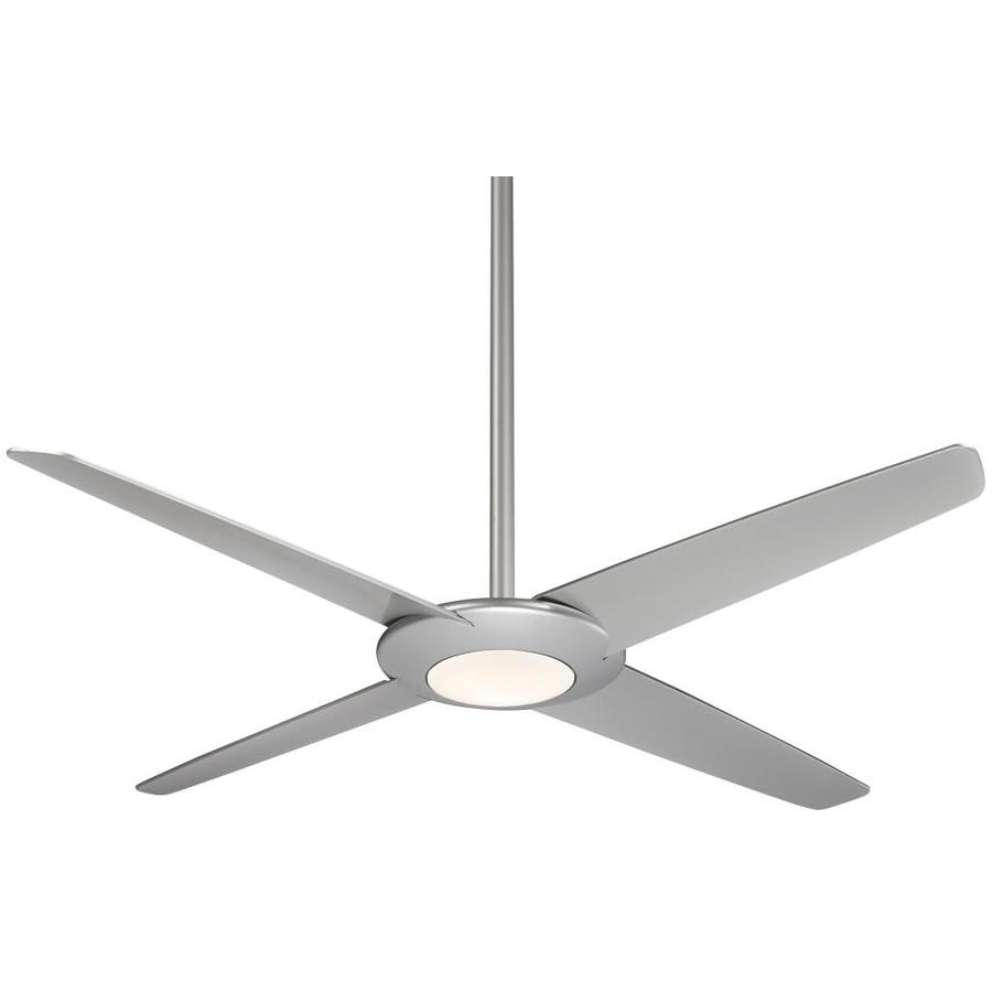 Minka Aire Pancake Xl Led 62 In Silver Indoor Ceiling Fan With Minka Aire Pancake Xl Led 62 In Silver