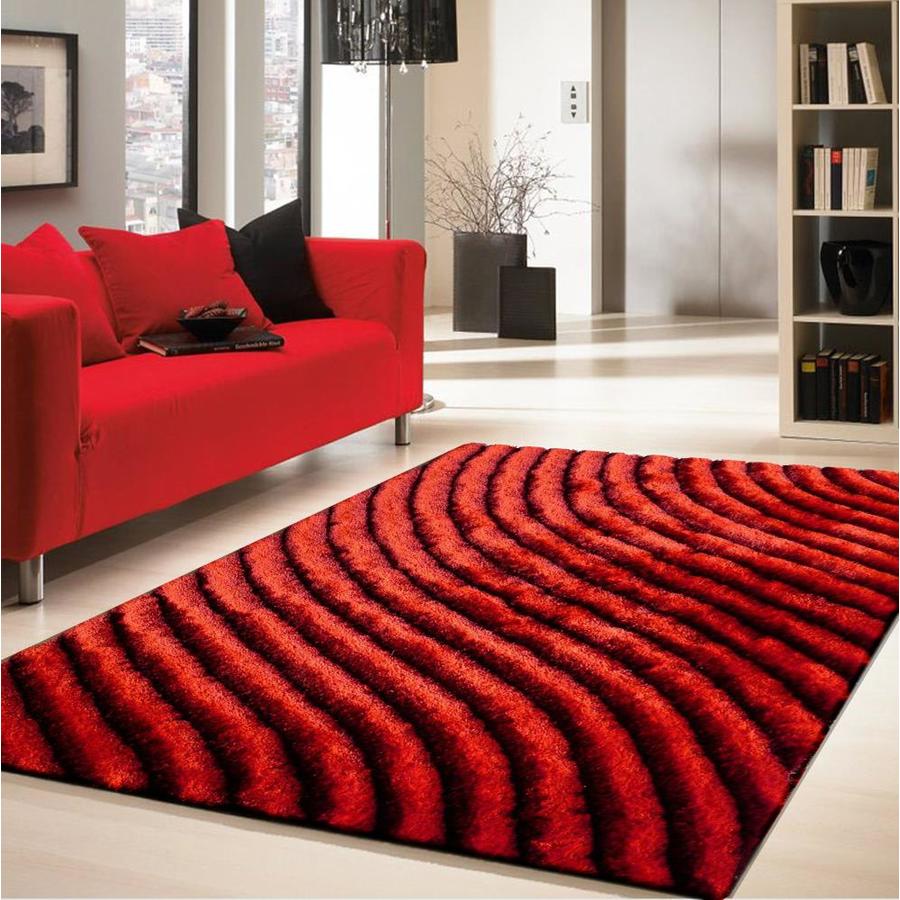 Amazing Rugs 2 x 3 Black, Red Indoor Handcrafted Area Rug in the Rugs ...