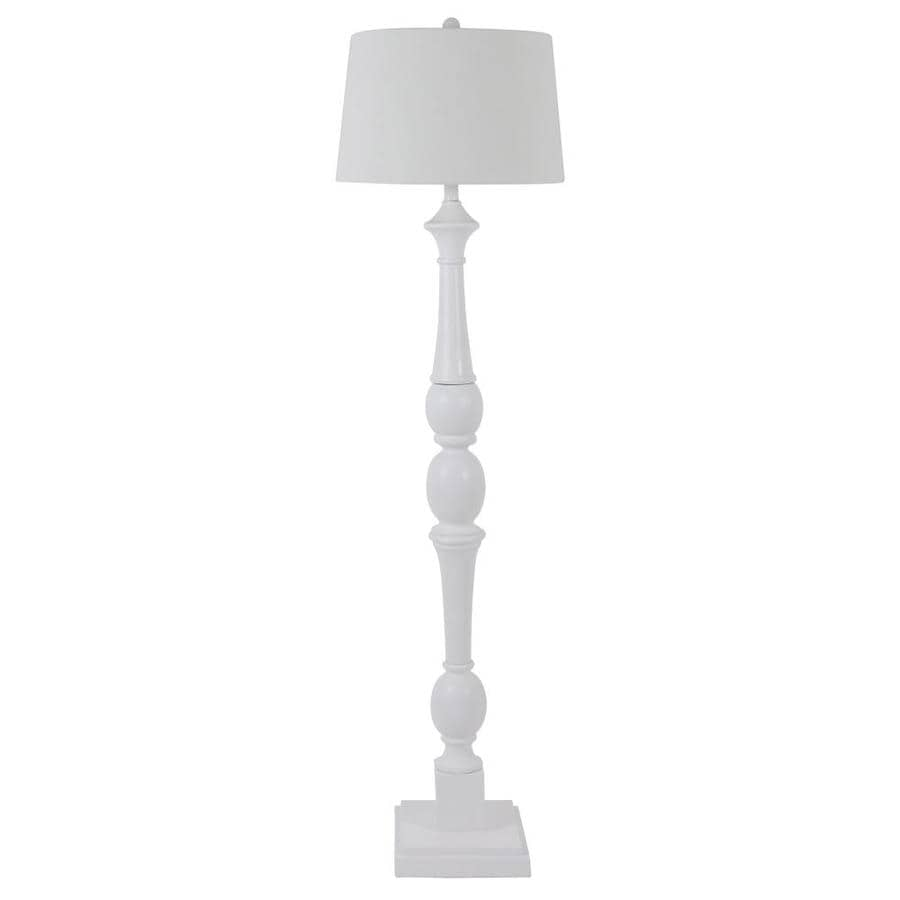 white standing lamp