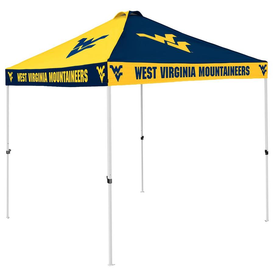 Logo Brands West Virginia Mountaineers 9ft L Square Team Color PopUp