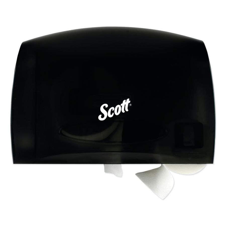 SCOTT Jumbo Roll SurfaceMount Toilet Paper Dispenser in the Toilet