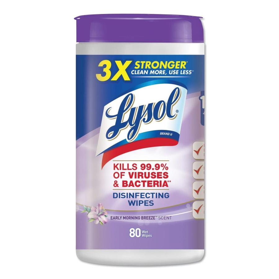 LYSOL 6-Pack Non-woven Fiber Detergent Wet Wipe in the Cleaning Cloths ...