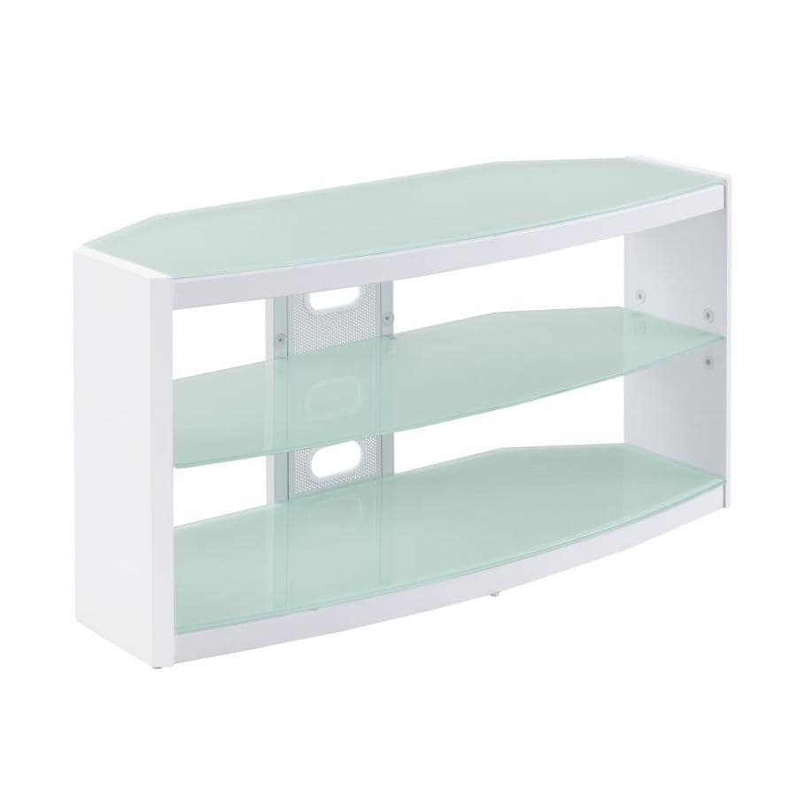 Boston Loft Furnishings Ivesk White With Frosted Glass