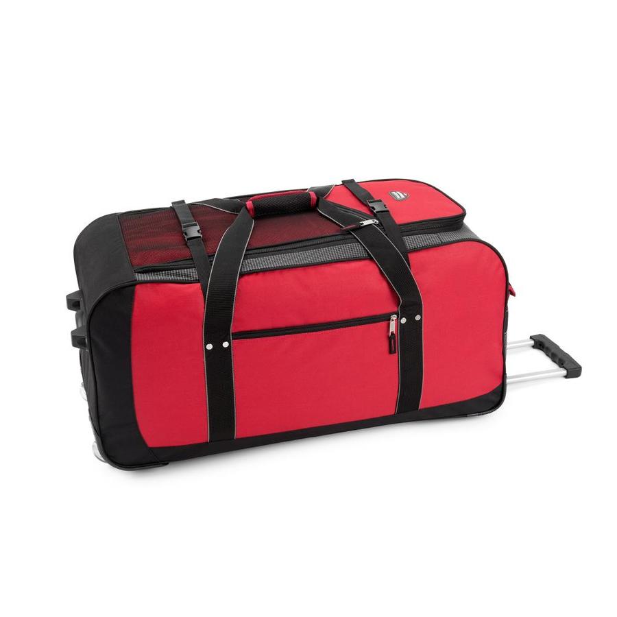 Achim Polaris 14-in x 18-in x 30-in Red Polyester Softshell Duffel Bag ...