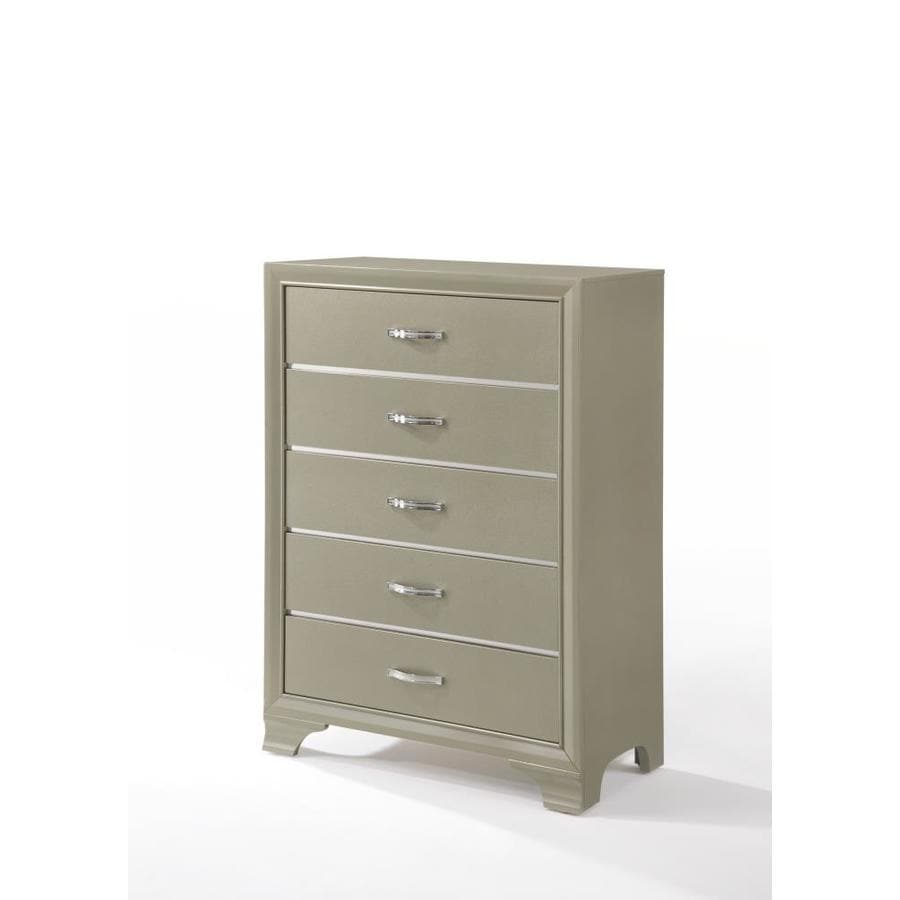 ACME Furniture Carine Champagne 5-Drawer Chest