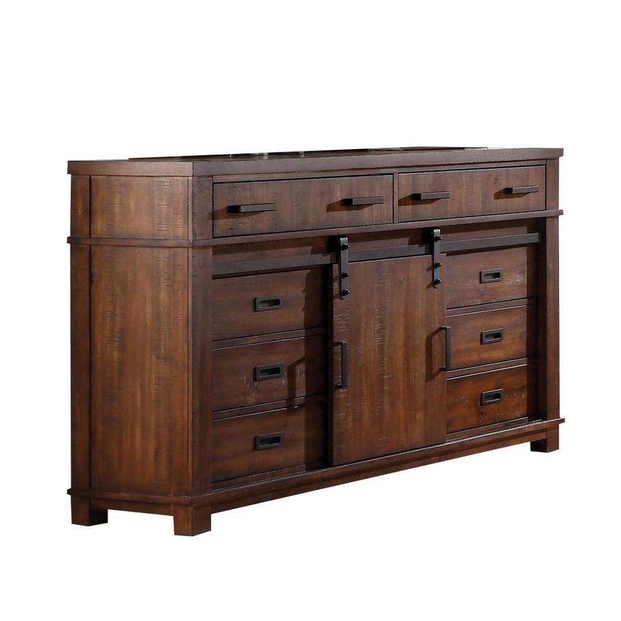 Acme Furniture Vibia Cherry Oak 8 Drawer Dresser Tv Stand Dresser