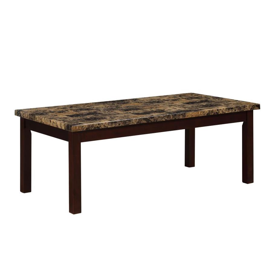 ACME Furniture Faux Marble Top: Paper Veneer, Mdf Accent Table Set