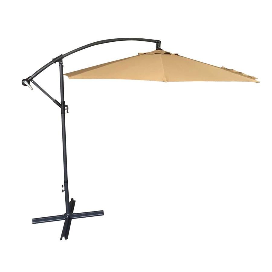 Sunnydaze Decor 9 Ft Octagon Pacific Blue With Black Aluminum Frame Solar Powered Push Button Tilt Market Patio Umbrella In The Patio Umbrellas Department At Lowes Com