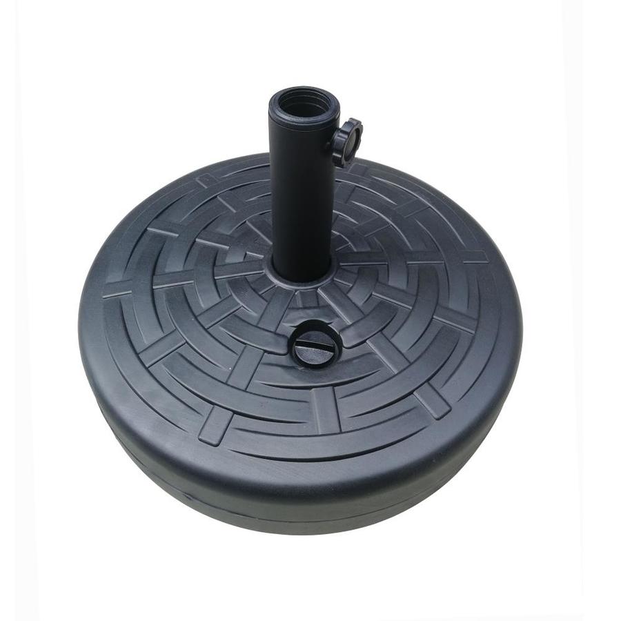 Clihome Ed Umbrella Base Black Patio Umbrella Base In The Patio Umbrella Bases Department At Lowes Com