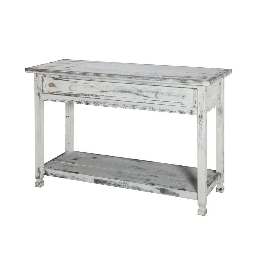 Alaterre Furniture Country Cottage Media Console Table White