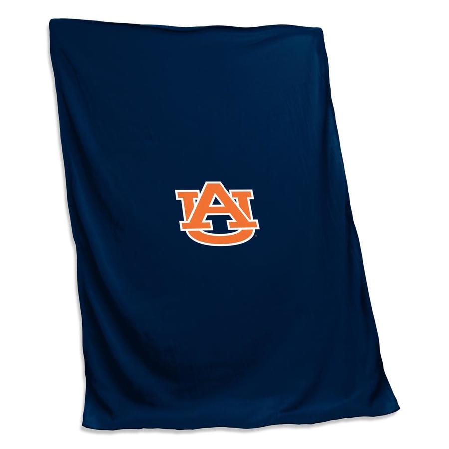 Logo Brands Auburn Tigers Sweatshirt Blanket Navy Polyester Blanket in